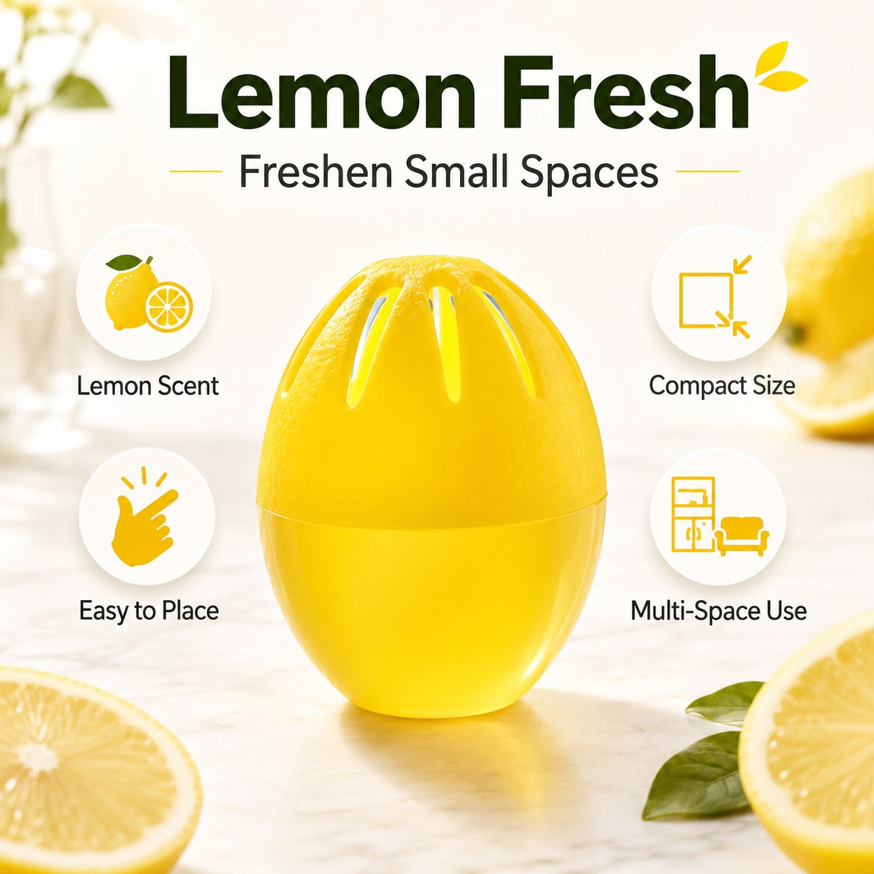 Lemon Fresh Deodorizer Egg, Lo - Odor Eliminator Car review and price