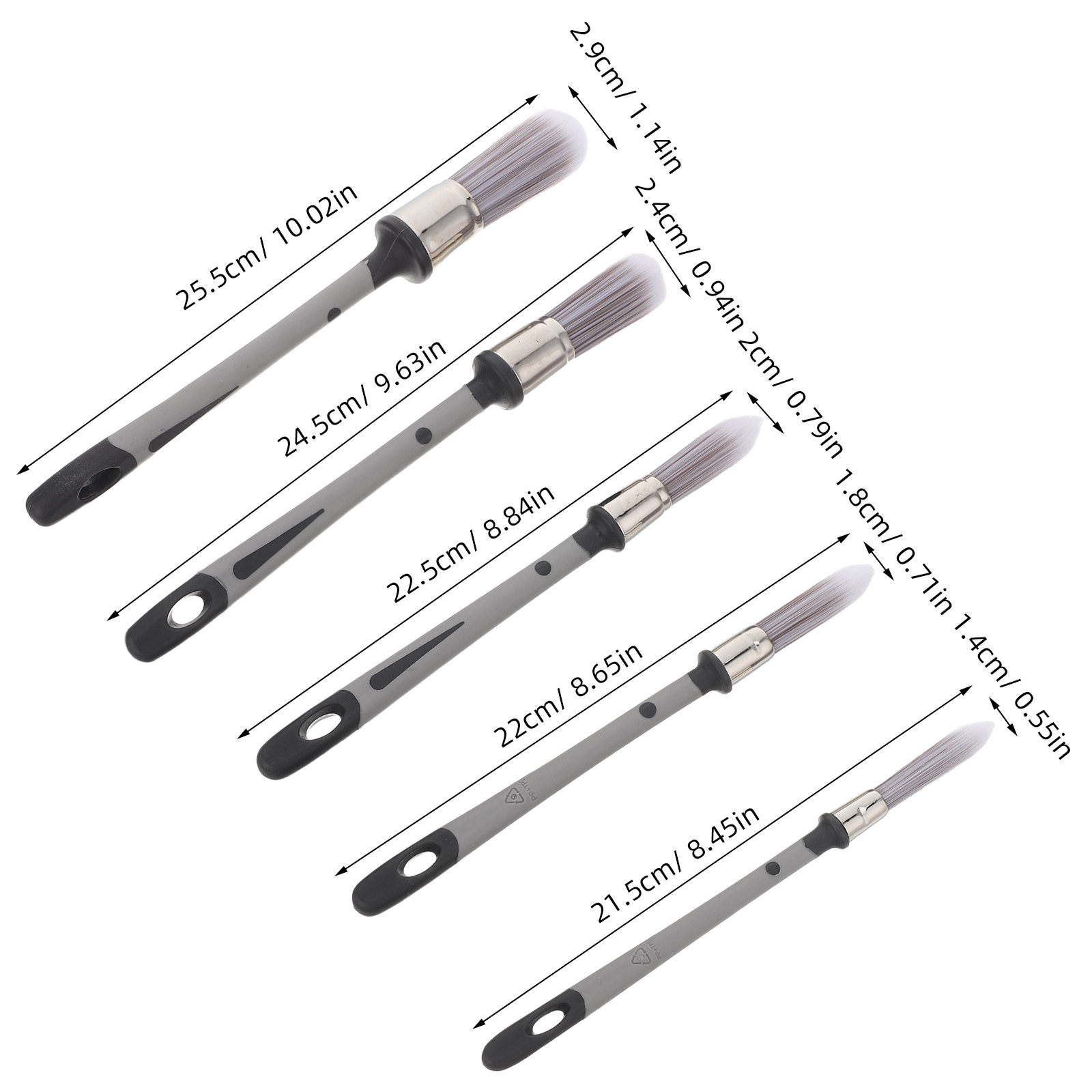 5Pcs Paint Brushes Detail Set  - Detailing Brush Set review and price